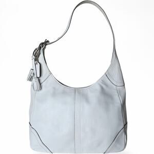 Coach Hamilton Tassel Leather‎ Hobo White F10280